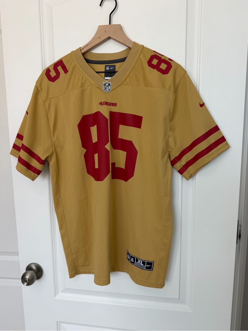 Nike NFL San Francisco 49ers Men’s Gold Jersey XL